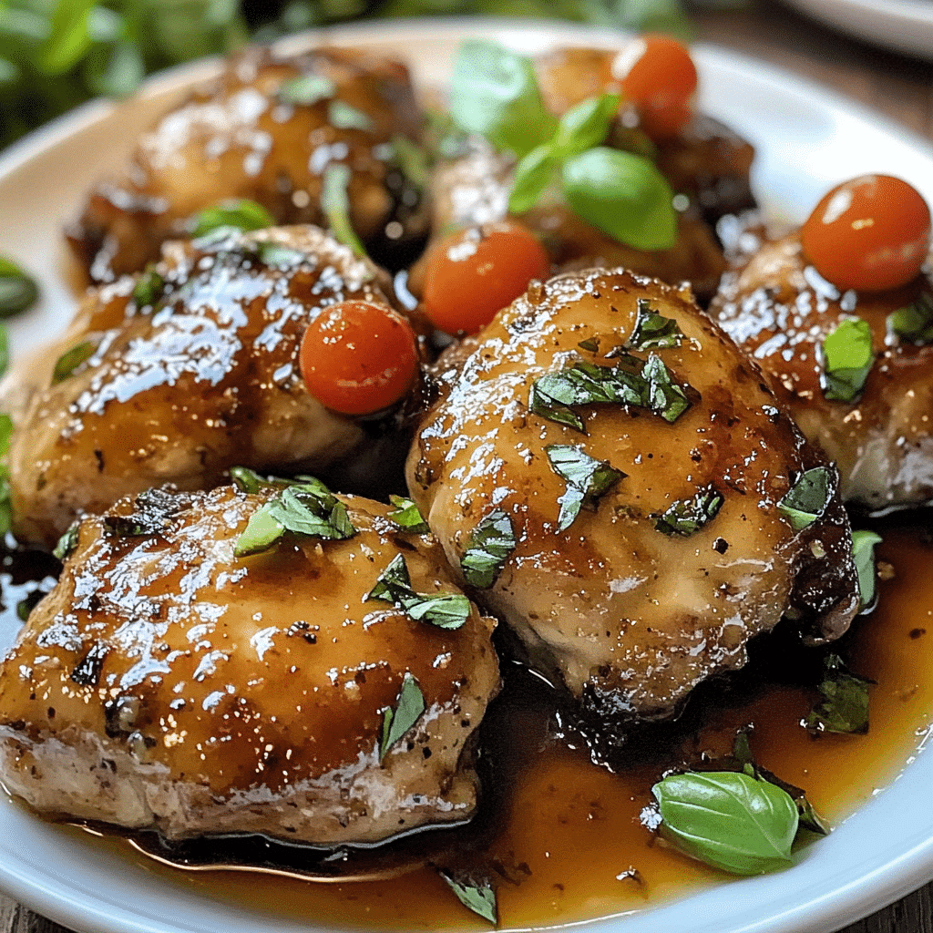 Cranberry Balsamic Chicken Thighs 18 Cranberry Balsamic Chicken Thighs