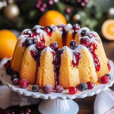 Cranberry Orange Bundt Cake