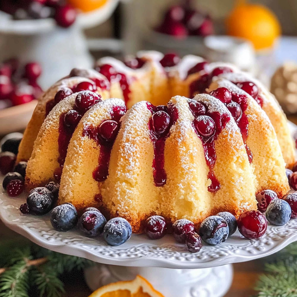 Cranberry Orange Bundt Cake