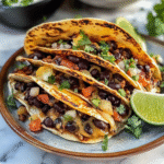 Crispy Black Bean Tacos