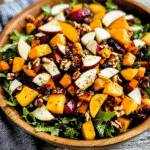 Fall Harvest Salad with Roasted Butternut and Apples