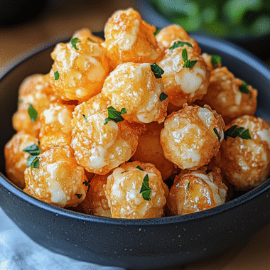 Keto Popcorn Cheese Puffs
