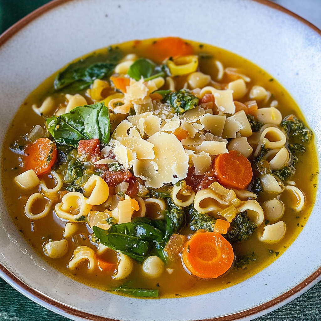 Minestrone with Pesto