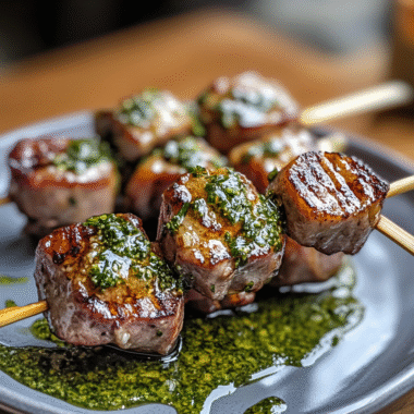 New Year's Eve Surf and Turf Skewers