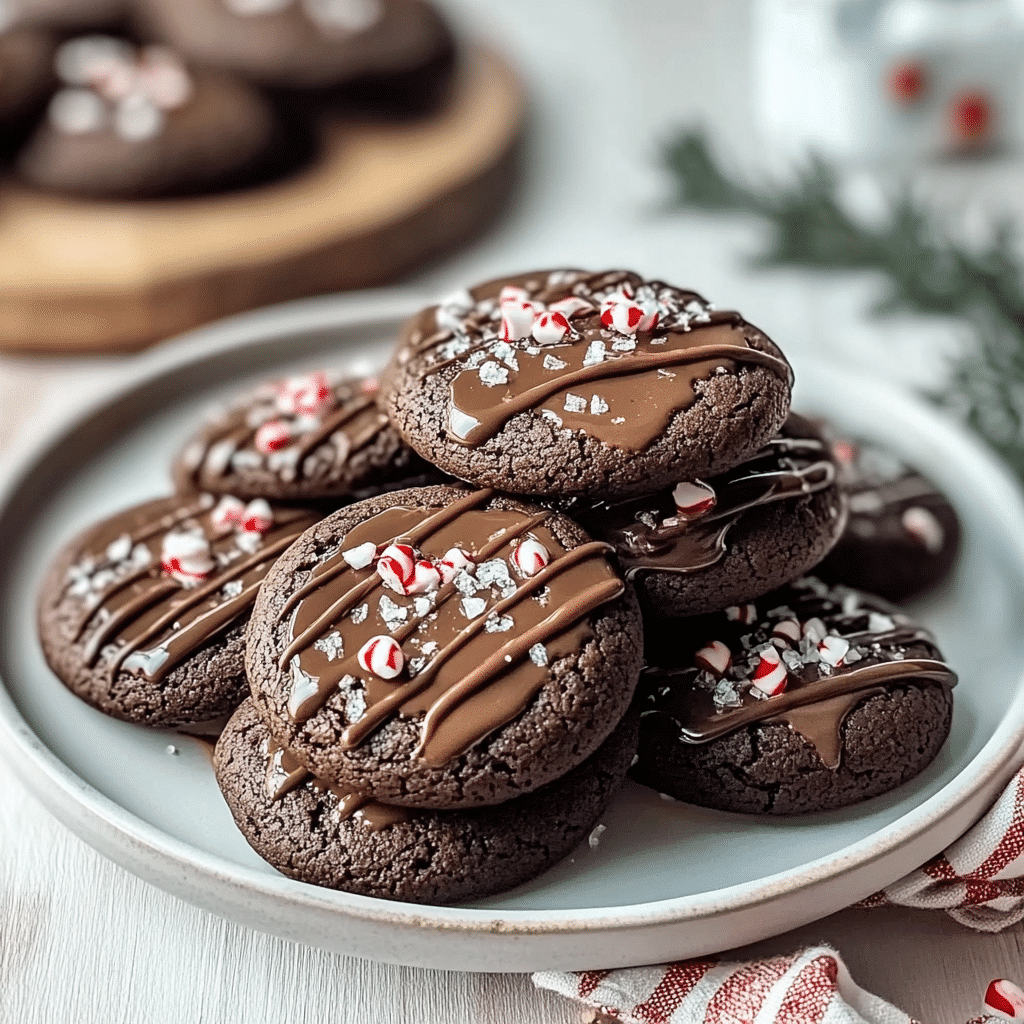 Peppermint Mocha Thumbprint Cookies 21 Peppermint Mocha Thumbprint Cookies
