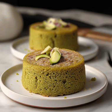 Pistachio Lava Cakes