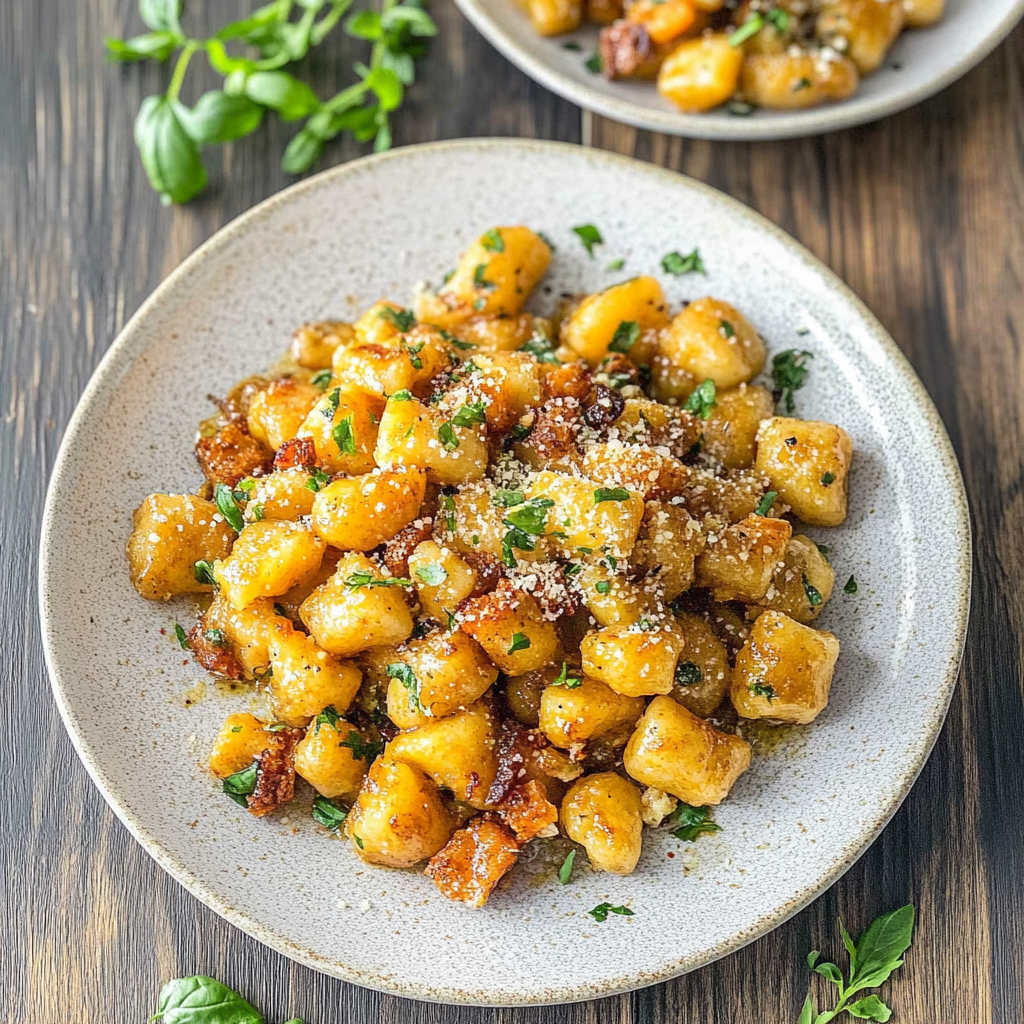 Pumpkin Gnocchi with Brown Butter