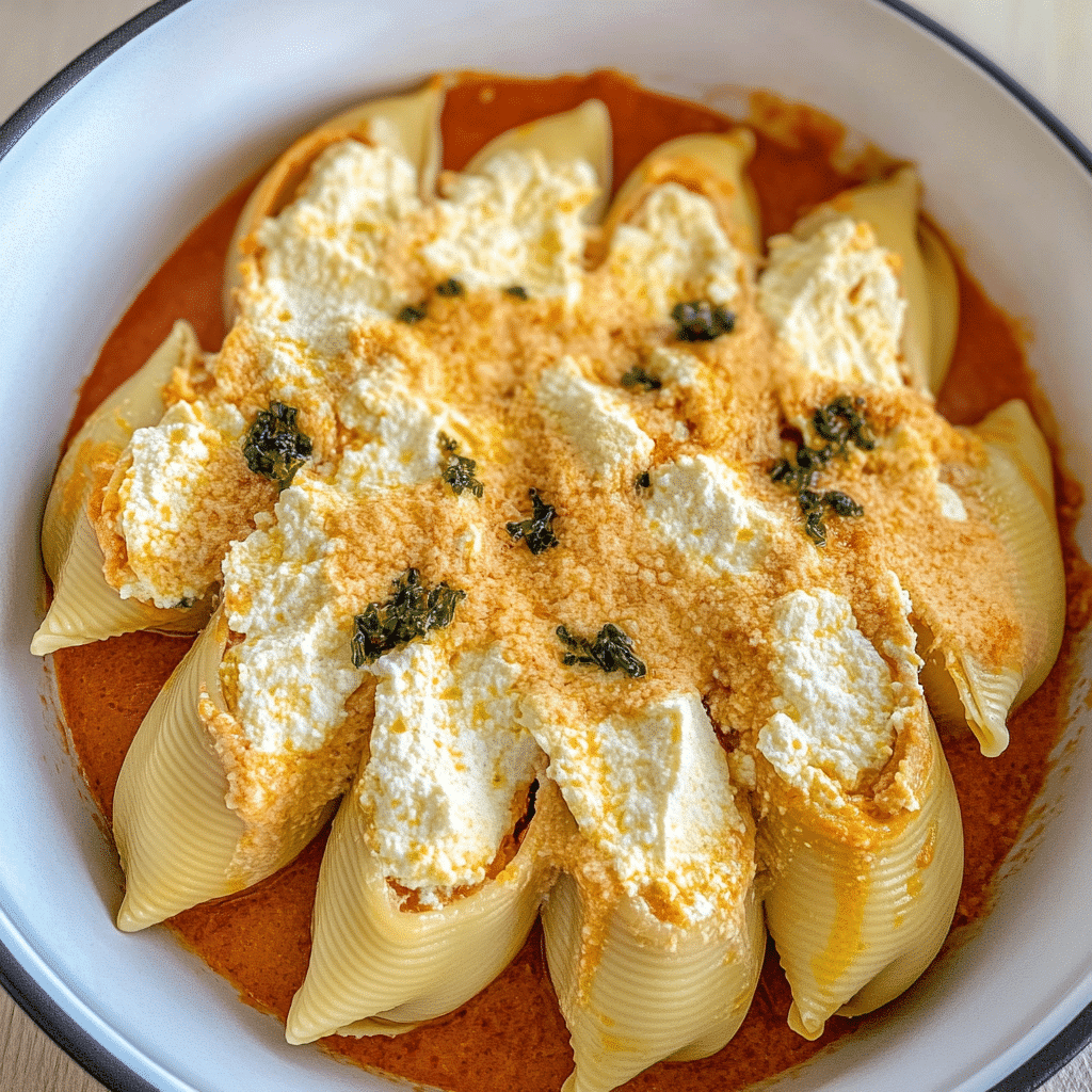 Pumpkin Ricotta Stuffed Shells 18 Pumpkin Ricotta Stuffed Shells