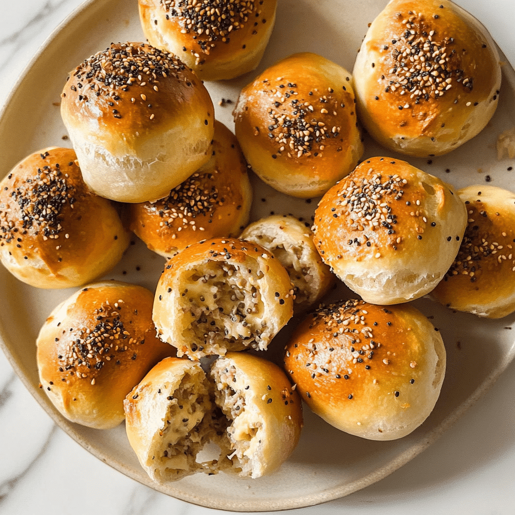 Stuffed Bagel Bites 16 Stuffed Bagel Bites 1