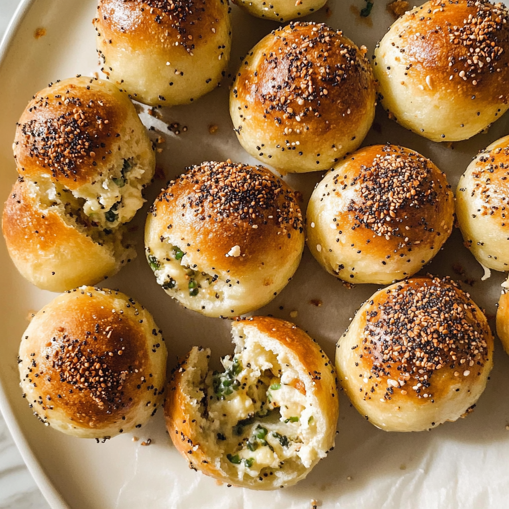 Stuffed Bagel Bites