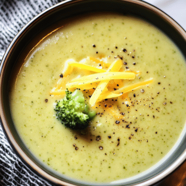 Broccoli Cheddar Soup 1