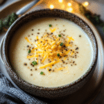 Cheesy Cauliflower Soup 1