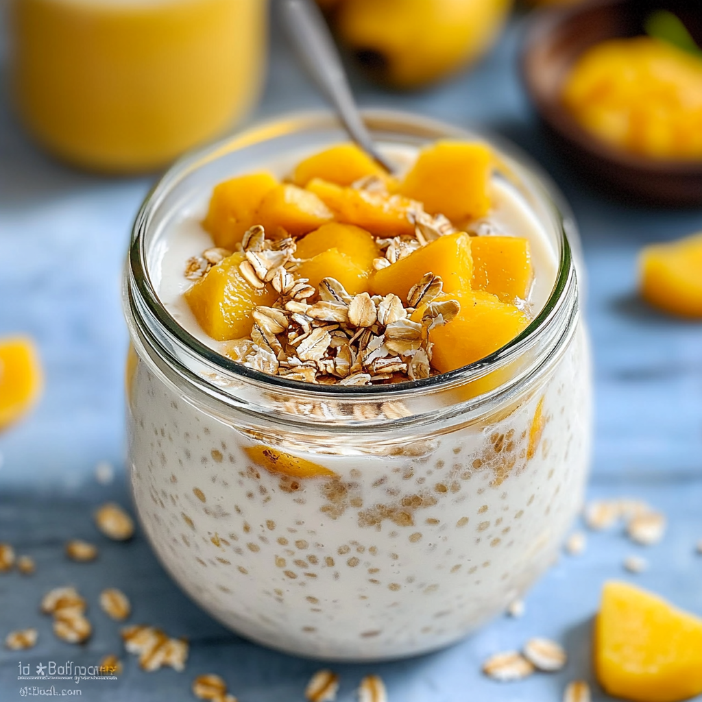Coconut Mango Overnight Oats