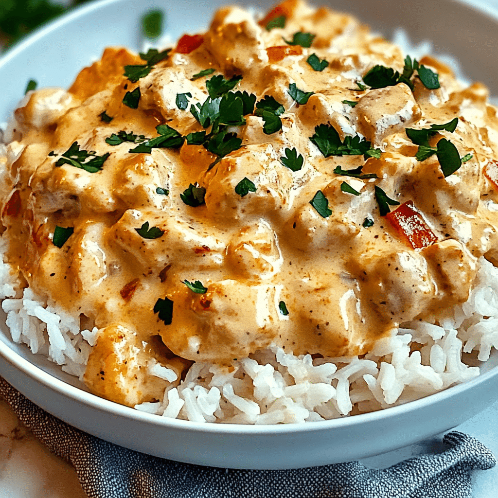 Creamy Smothered Chicken and Rice 18 Creamy Smothered Chicken and Rice 1