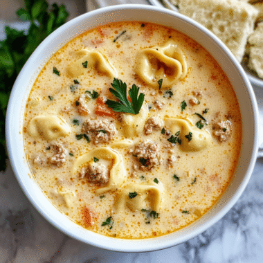 Creamy Tortellini Soup 1