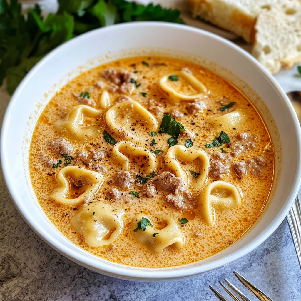 Creamy Tortellini Soup