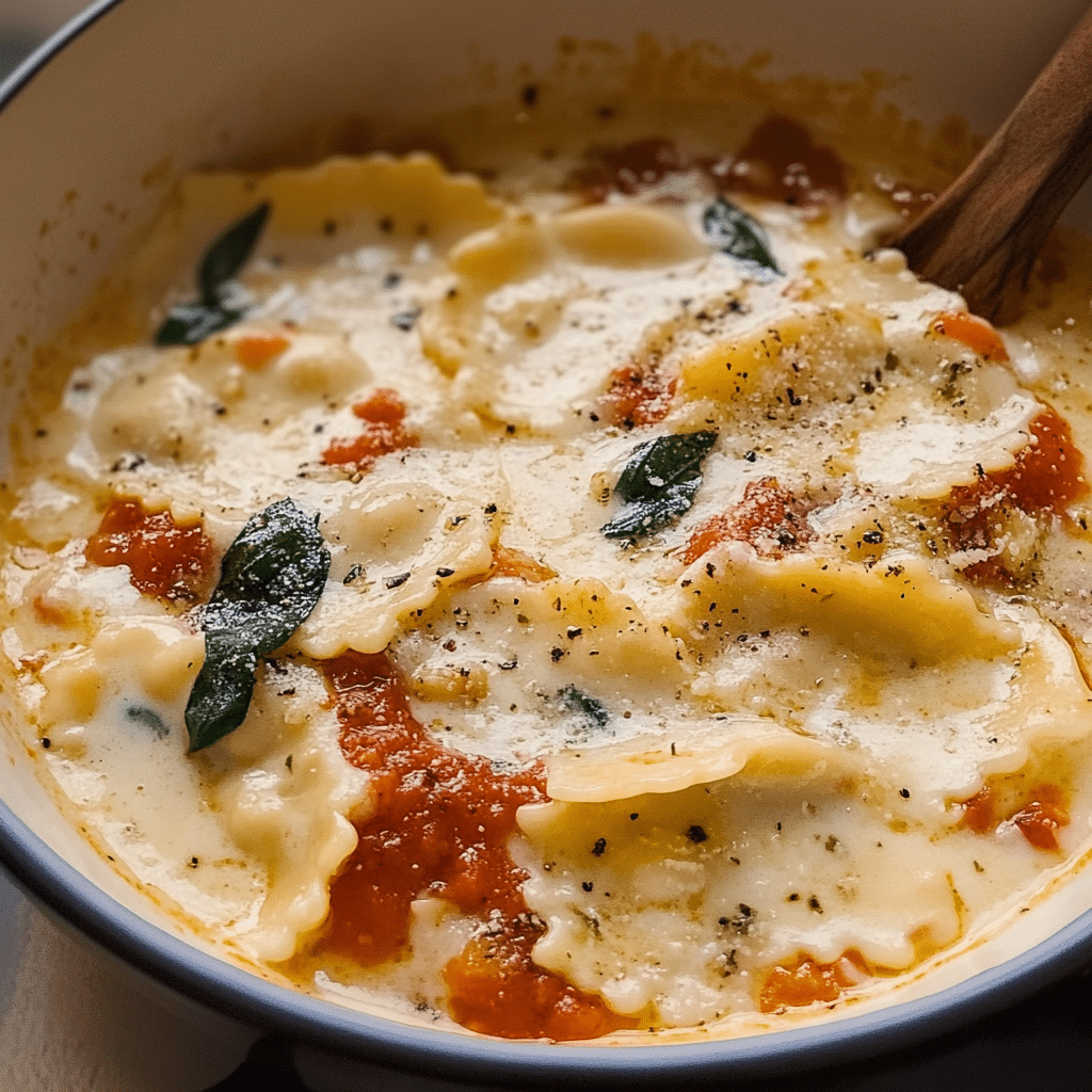 Creamy Tuscan Ravioli Soup 19 Creamy Tuscan Ravioli Soup 1