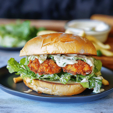 Crispy Chicken Caesar Sandwich 1