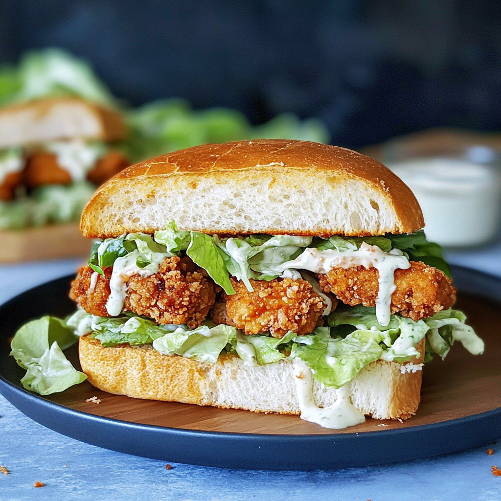 Crispy Chicken Caesar Sandwich