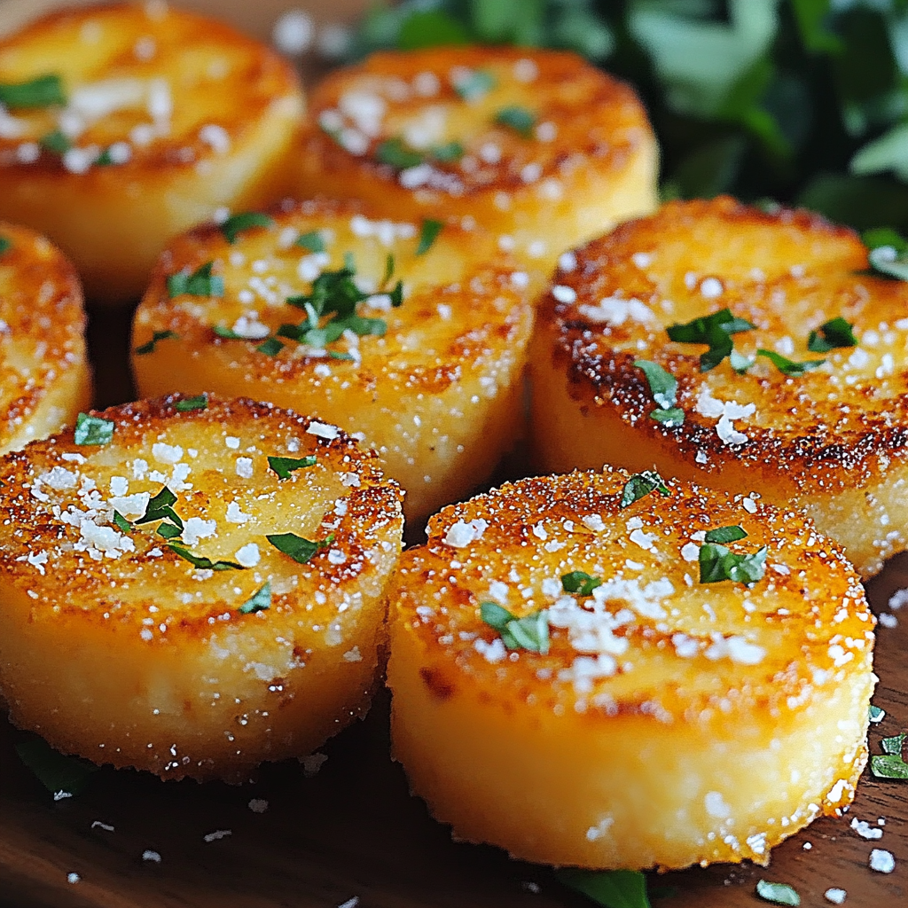 Crispy Parmesan Polenta Rounds 1