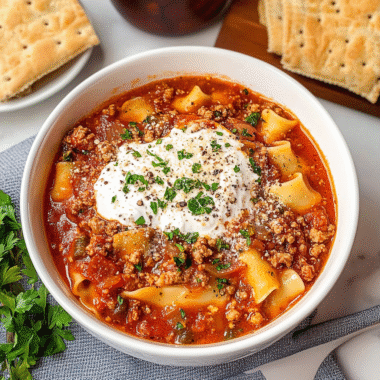 Crockpot Lasagna Soup 1