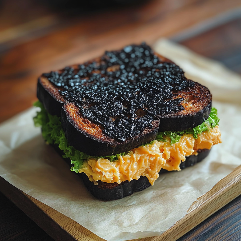Dark Black Lime Bread
