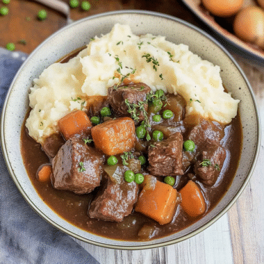 Irish Apple cider Stew With Mashed Potatoes 1