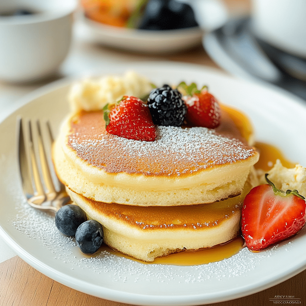 Japanese Souffle Pancakes 16 Japanese Souffle Pancakes