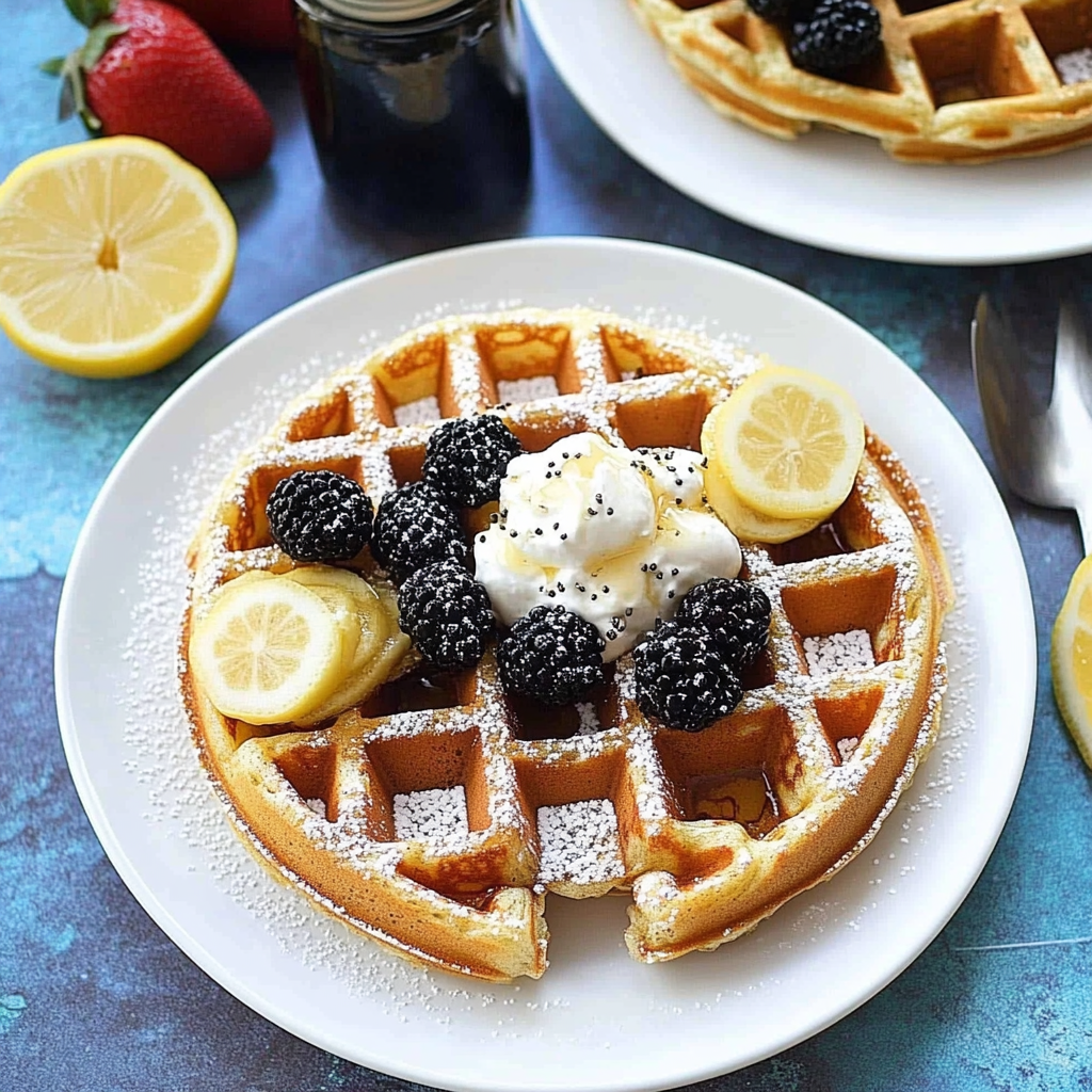 Lemon Poppy Seed Waffles 20 Lemon Poppy Seed Waffles