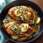Pear and Gorgonzola Stuffed Chicken