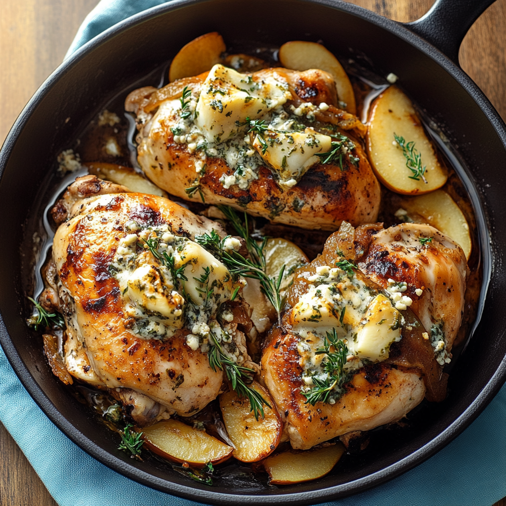 Pear and Gorgonzola Stuffed Chicken