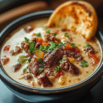 Philly Cheesesteak Soup 1