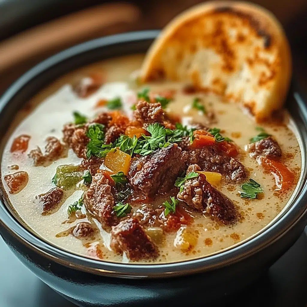 Philly Cheesesteak Soup 20 Philly Cheesesteak Soup 1