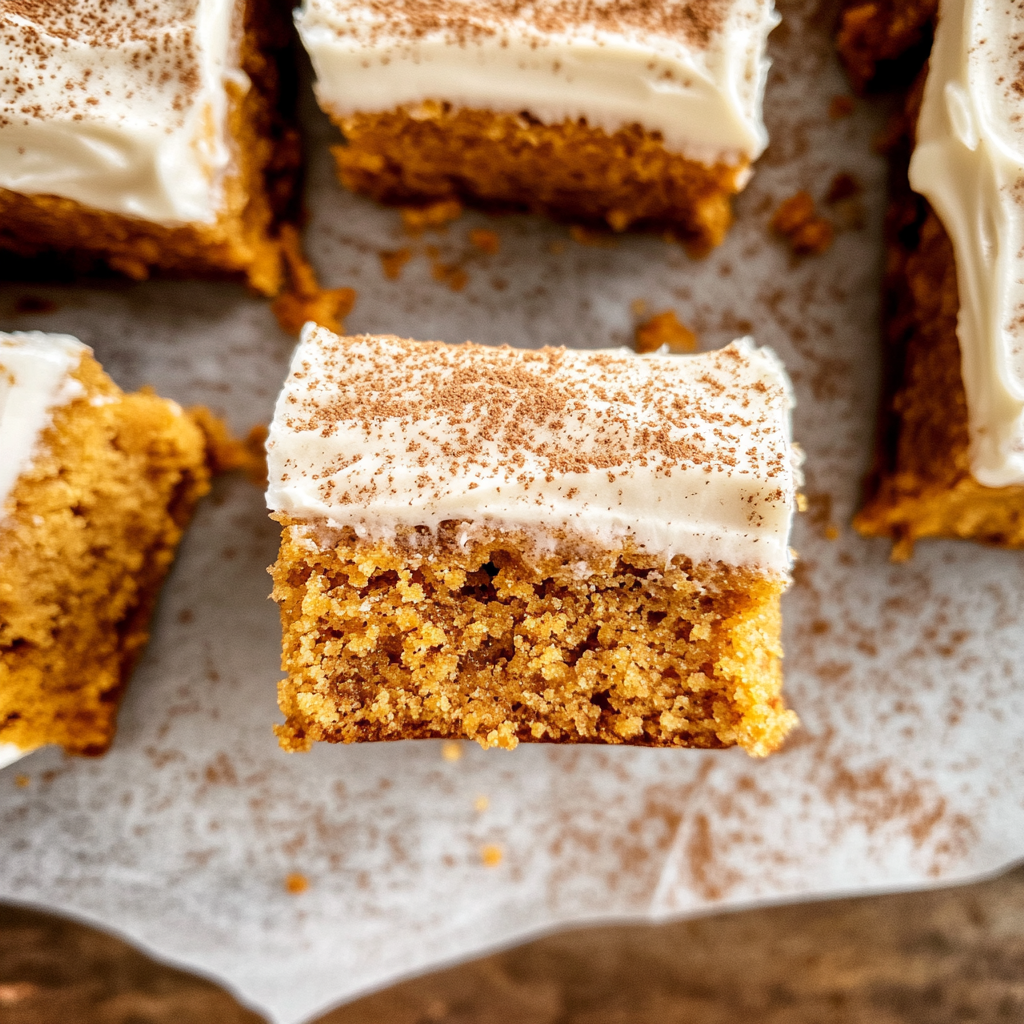 Pumpkin Bars with Cream Cheese Frosting 26 Pumpkin Bars with Cream Cheese Frosting