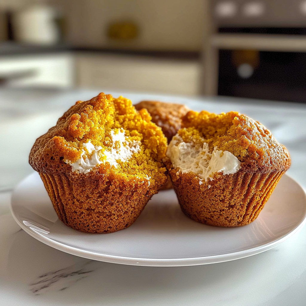 Pumpkin Cream Cheese Muffins