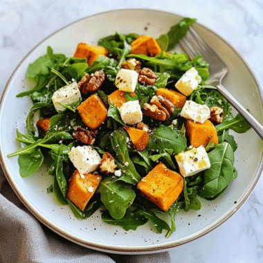 Pumpkin Goat Cheese Salad