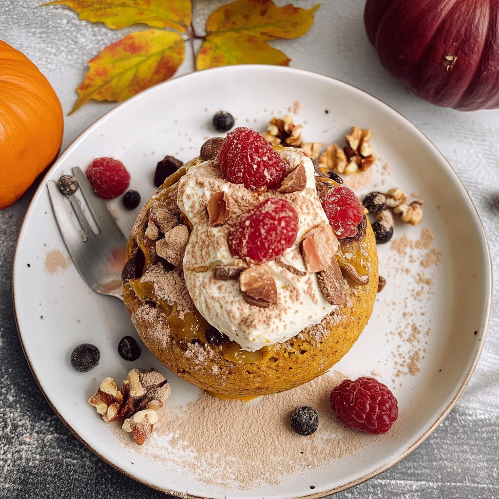 Pumpkin Protein Mug Cake 16 Pumpkin Protein Mug Cake
