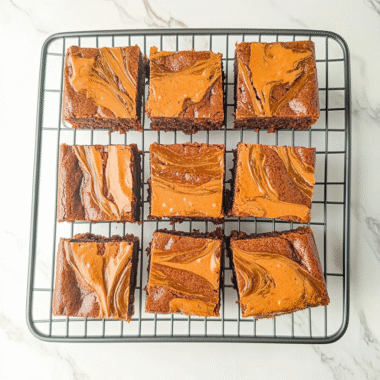 Pumpkin Spice Brownies 1