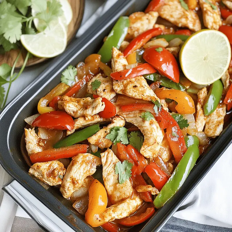 Sheet Pan Chicken Fajitas 19 Sheet Pan Chicken Fajitas 1