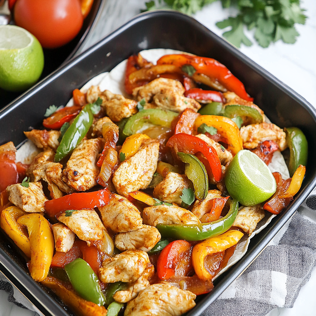 Sheet Pan Chicken Fajitas 20 Sheet Pan Chicken Fajitas