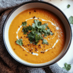 Spiced Carrot and Lentil Soup 1