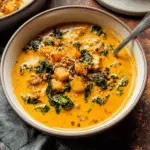 Vegan Butternut Squash Zuppa Toscana 1