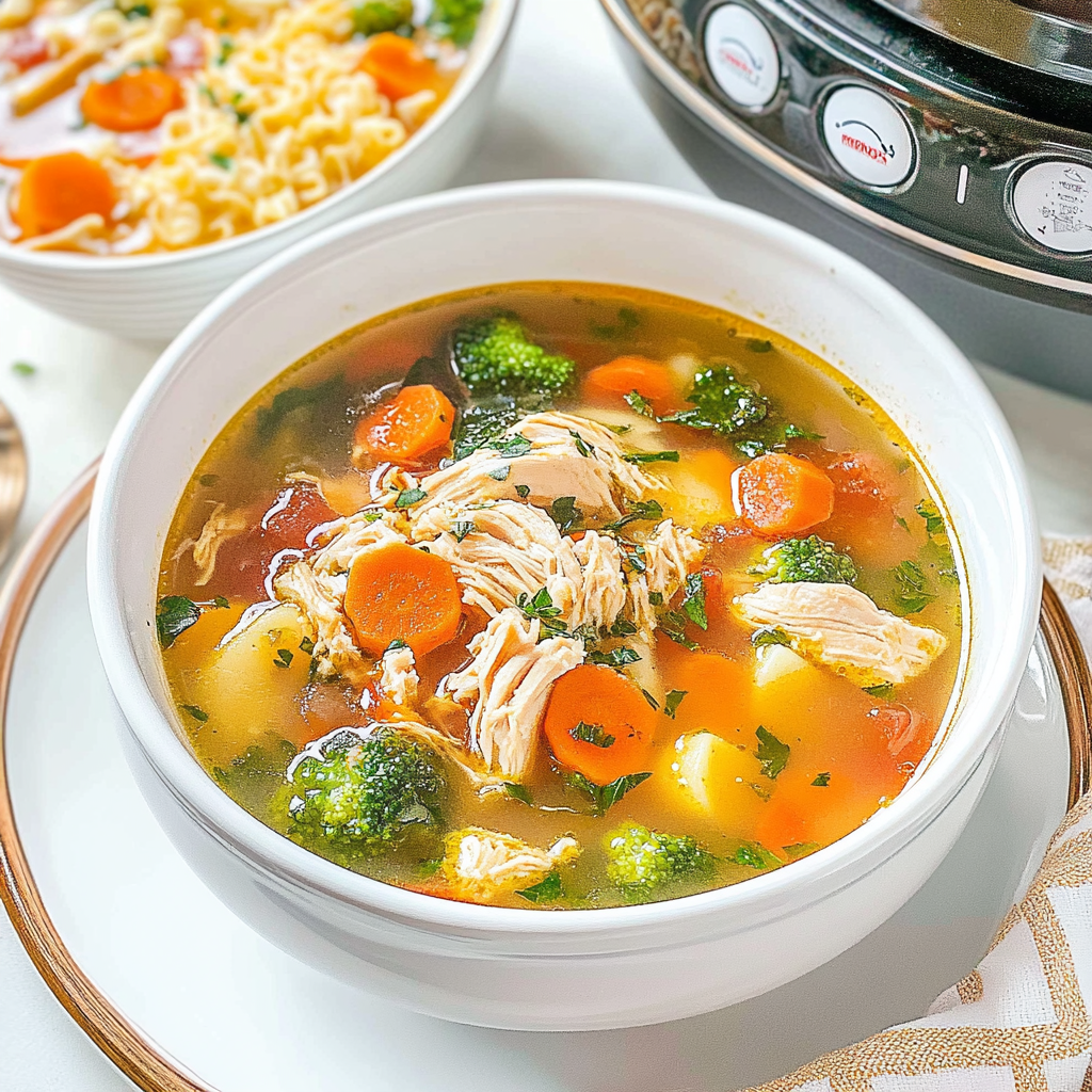 crockpot chicken noodle soup