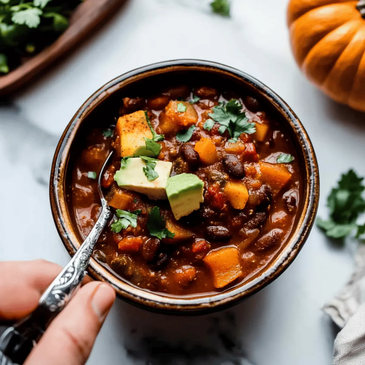 Hearty Vegetarian Pumpkin Chili You’ll Love 1 Vegetarian Pumpkin Chili