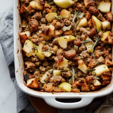 Good Sausage & Herb Stuffing with Apples 12 Sausage & Herb Stuffing with Apples