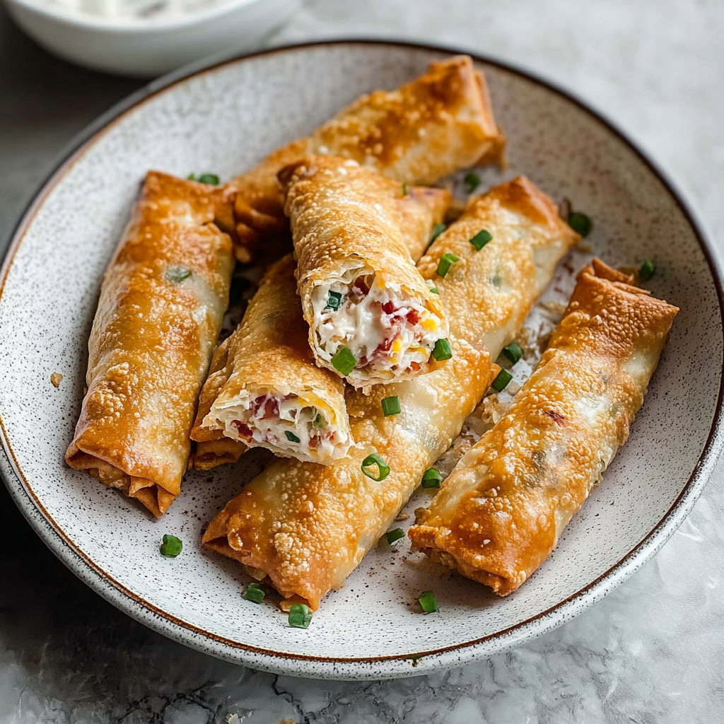 Air Fryer Crack Chicken Egg Rolls 1