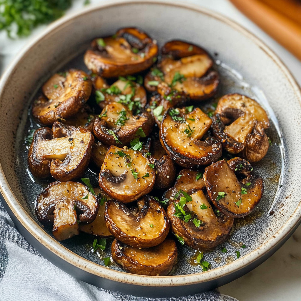 Air Fryer Mushrooms 1