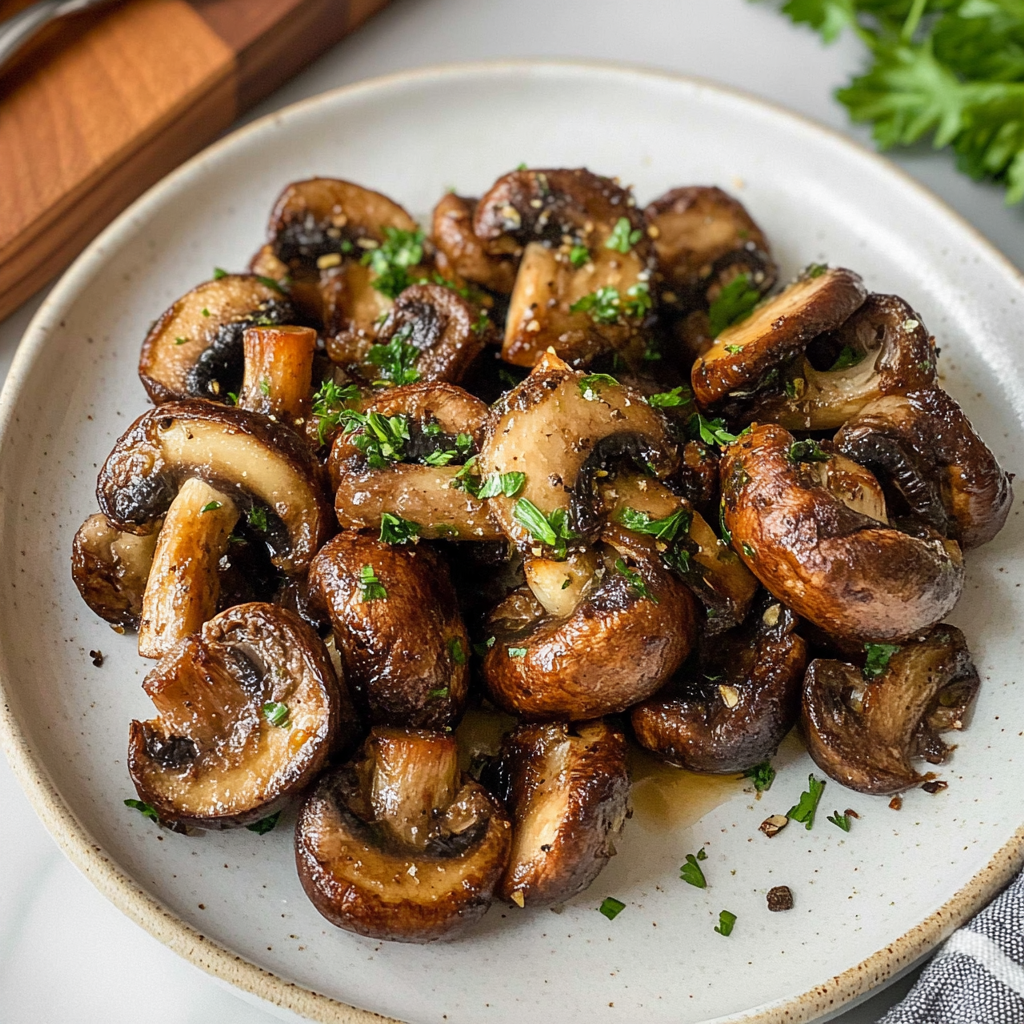 Air Fryer Mushrooms