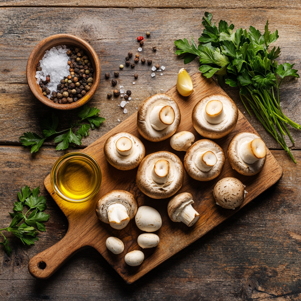 Air Fryer Mushrooms ingredients