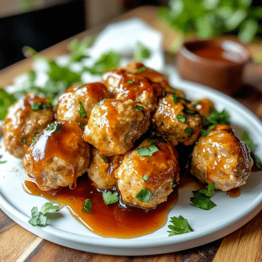 Apple Cider Turkey Meatballs 1